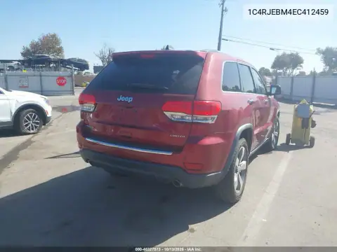 2014 Jeep Grand Cherokee Limited VIN 1C4RJEBM4EC412459 фото 4