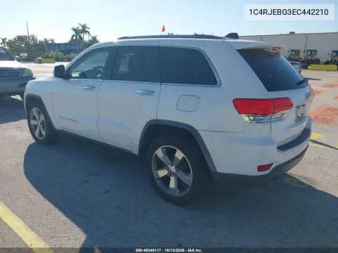 1C4RJEBG3EC442210 — 2014 Jeep Grand Cherokee, фото 3 с аукциона IAAI 15.10.2026, Естественный износ