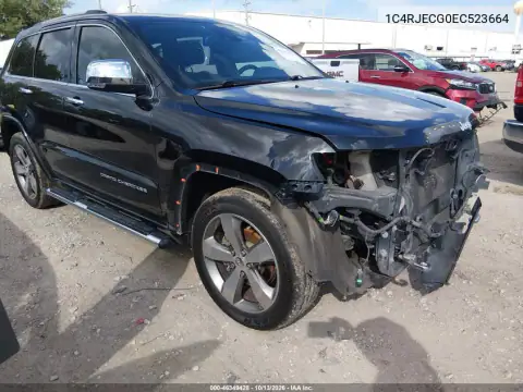 1C4RJECG0EC523664 — 2014 Jeep Grand Cherokee, Передняя часть, фото до ремонта