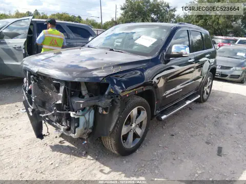 1C4RJECG0EC523664 — 2014 Jeep Grand Cherokee, фото 3 с аукциона IAAI, Передняя часть