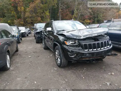 1C4RJFBG4EC458633 — 2014 Jeep Grand Cherokee, фото 2 с аукциона IAAI, Передняя часть