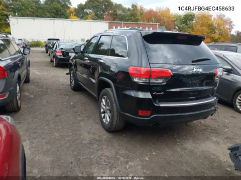1C4RJFBG4EC458633 — 2014 Jeep Grand Cherokee, фото 4 с аукциона IAAI, Передняя часть