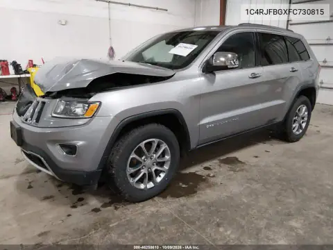 2015 Jeep Grand Cherokee Limited VIN 1C4RJFBGXFC730815 фото 3