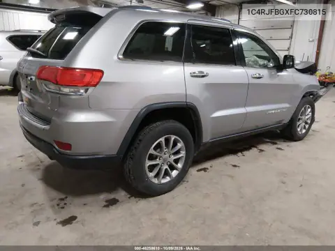 2015 Jeep Grand Cherokee Limited VIN 1C4RJFBGXFC730815 фото 5