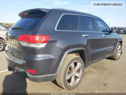 1C4RJFBG0FC680202 — 2015 Jeep Grand Cherokee, фото 5 с аукциона IAAI, Передняя часть
