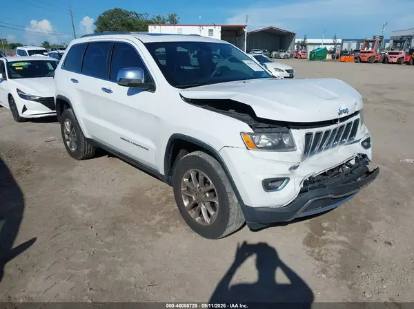1C4RJEBG2GC412375 — 2016 Jeep Grand Cherokee, Передняя часть (Front End), фото до ремонта
