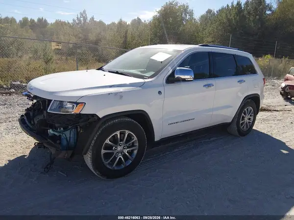 1C4RJFBM3GC352375 — 2016 Jeep Grand Cherokee, фото 2 с аукциона IAAI, Передняя часть
