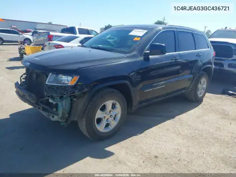 2016 Jeep Grand Cherokee Laredo VIN 1C4RJEAG3GC436721 фото 3