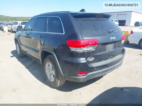 2016 Jeep Grand Cherokee Laredo VIN 1C4RJEAG3GC436721 фото 4