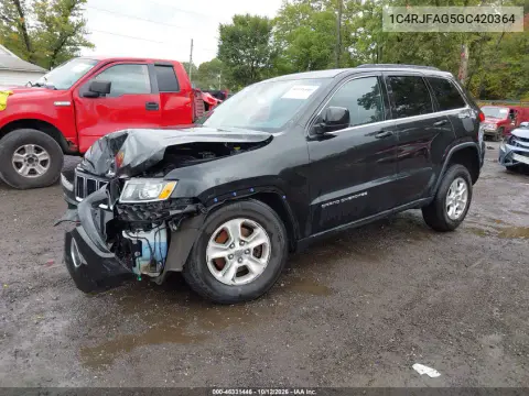 2016 Jeep Grand Cherokee Laredo VIN 1C4RJFAG5GC420364 фото 2
