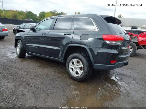 2016 Jeep Grand Cherokee Laredo VIN 1C4RJFAG5GC420364 фото 3