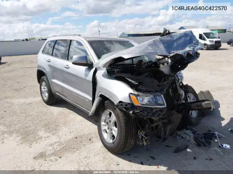 1C4RJEAG4GC422570 — 2016 Jeep Grand Cherokee, Не указано, фото до ремонта