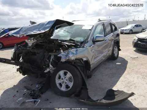 1C4RJEAG4GC422570 — 2016 Jeep Grand Cherokee, фото 2 с аукциона IAAI, Не указано