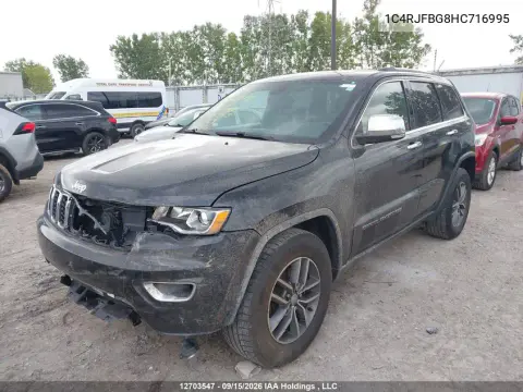 2017 Jeep Grand Cherokee Limited VIN 1C4RJFBG8HC716995 фото 3