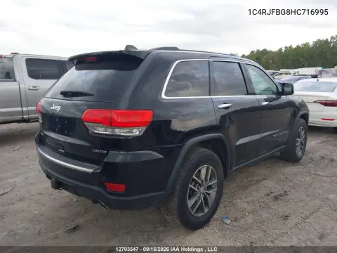 2017 Jeep Grand Cherokee Limited VIN 1C4RJFBG8HC716995 фото 5