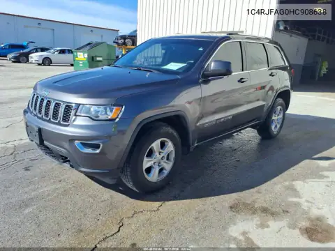 2017 Jeep Grand Cherokee Laredo 4X4 VIN 1C4RJFAG0HC908638 фото 3