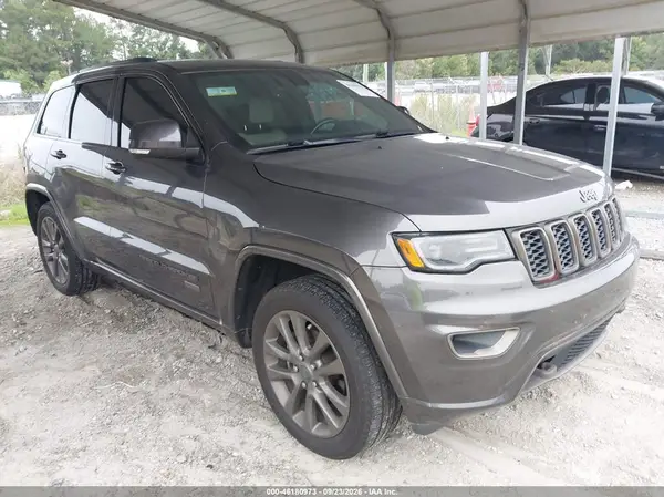 1C4RJFBG2HC663436 — 2017 Jeep Grand Cherokee, Задняя часть (Rear), фото до ремонта