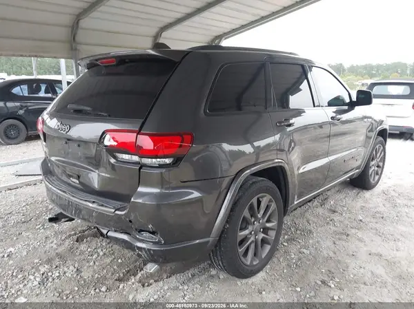1C4RJFBG2HC663436 — 2017 Jeep Grand Cherokee, фото 4 с аукциона IAAI, Задняя часть