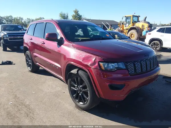 1C4RJFAG4HC767928 — 2017 Jeep Grand Cherokee, Передняя часть слева (Left Front), фото до ремонта