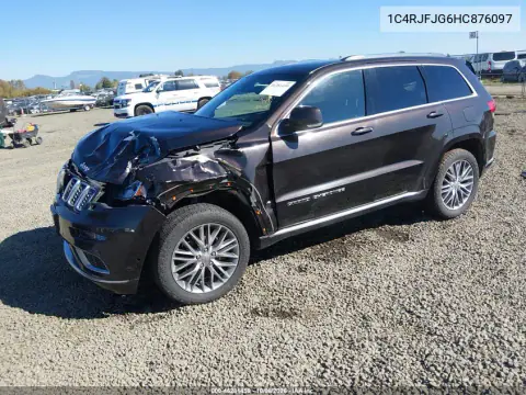 2017 Jeep Grand Cherokee Summit 4X4 VIN 1C4RJFJG6HC876097 фото 2