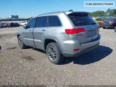 2017 Jeep Grand Cherokee Limited 4X2 VIN 1C4RJEBG9HC790484 фото 3