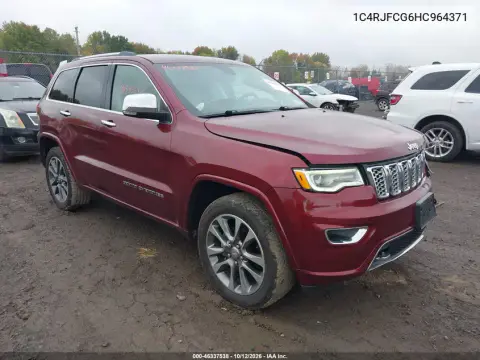 1C4RJFCG6HC964371 — 2017 Jeep Grand Cherokee, Передняя часть, фото до ремонта