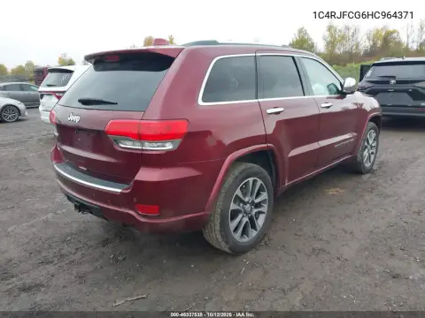 2017 Jeep Grand Cherokee Overland 4X4 VIN 1C4RJFCG6HC964371 фото 5