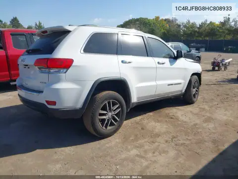 1C4RJFBG8HC808933 — 2017 Jeep Grand Cherokee, фото 5 с аукциона IAAI, Передняя часть