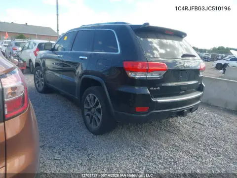 2018 Jeep Grand Cherokee Limited VIN 1C4RJFBG3JC510196 фото 4