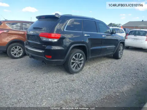 2018 Jeep Grand Cherokee Limited VIN 1C4RJFBG3JC510196 фото 5