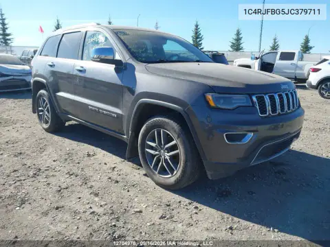 2018 Jeep Grand Cherokee Limited VIN 1C4RJFBG5JC379711 фото 1