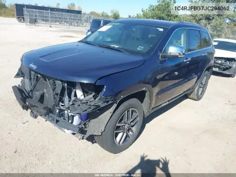 2018 Jeep Grand Cherokee Limited 4X4 VIN 1C4RJFBG7JC294062 фото 3