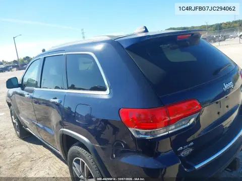 2018 Jeep Grand Cherokee Limited 4X4 VIN 1C4RJFBG7JC294062 фото 4