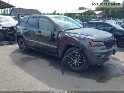 1C4RJFLG9JC189358 — 2018 Jeep Grand Cherokee, Передняя часть, фото до ремонта
