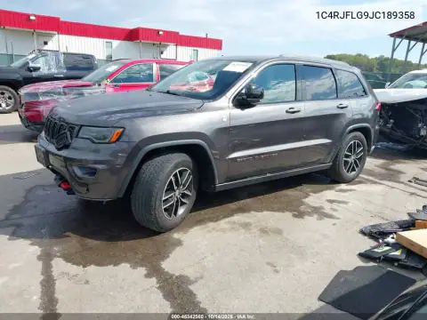 1C4RJFLG9JC189358 — 2018 Jeep Grand Cherokee, фото 3 с аукциона IAAI, Передняя часть