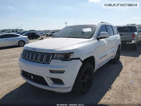 2019 Jeep Grand Cherokee Summit 4X4 VIN 1C4RJFJT1KC748614 фото 3