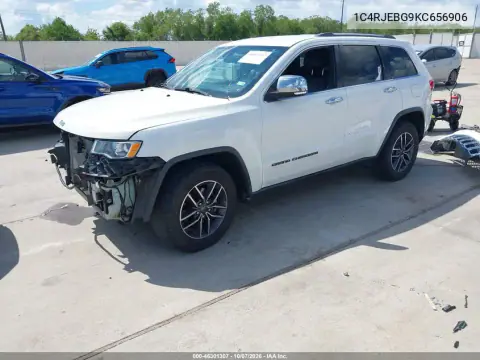 2019 Jeep Grand Cherokee Limited 4X2 VIN 1C4RJEBG9KC656906 фото 3