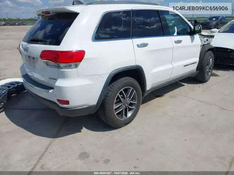 2019 Jeep Grand Cherokee Limited 4X2 VIN 1C4RJEBG9KC656906 фото 5