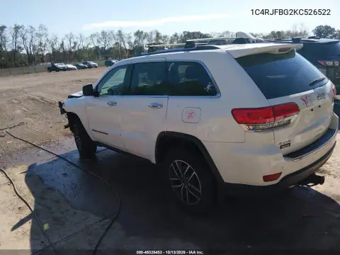 2019 Jeep Grand Cherokee Limited 4X4 VIN 1C4RJFBG2KC526522 фото 4