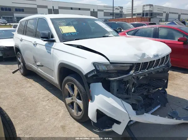 1C4RJKBGXM8157116 — 2021 Jeep Grand Cherokee, Передняя часть (Front End), фото до ремонта