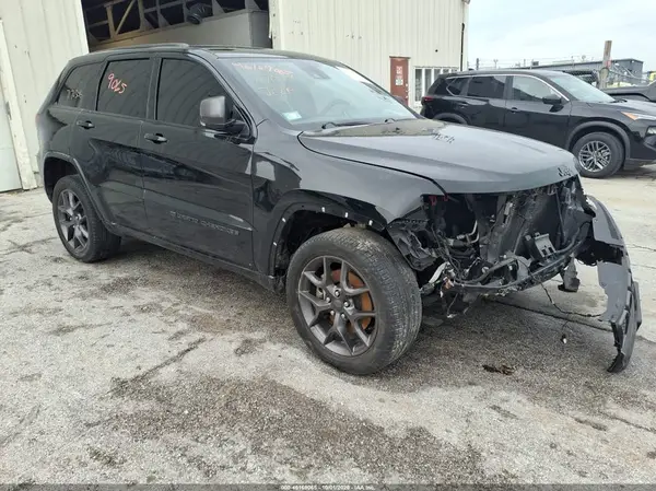 1C4RJFBG9MC773314 — 2021 Jeep Grand Cherokee, Передняя часть (Front End), фото до ремонта