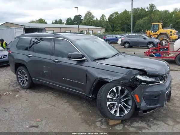 1C4RJKDG3M8169069 — 2021 Jeep Grand Cherokee, Передняя часть (Front End), фото до ремонта
