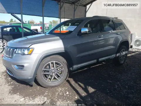 2021 Jeep Grand Cherokee Limited 4X4 VIN 1C4RJFBG6MC889957 фото 3