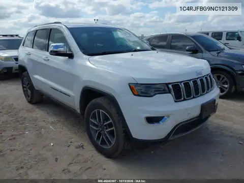 1C4RJFBG9NC121309 — 2022 Jeep Grand Cherokee, Левая сторона, фото до ремонта