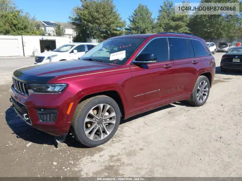 2023 Jeep Grand Cherokee Overland 4X4 VIN 1C4RJHDG8P8740868 фото 3