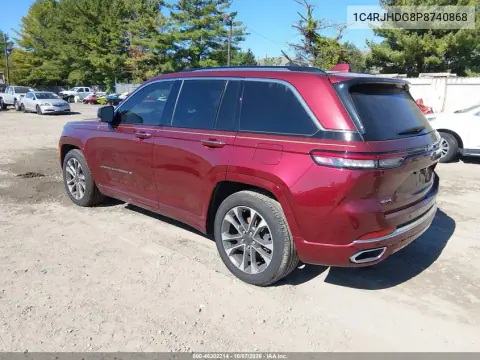 2023 Jeep Grand Cherokee Overland 4X4 VIN 1C4RJHDG8P8740868 фото 4