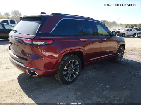 2023 Jeep Grand Cherokee Overland 4X4 VIN 1C4RJHDG8P8740868 фото 5