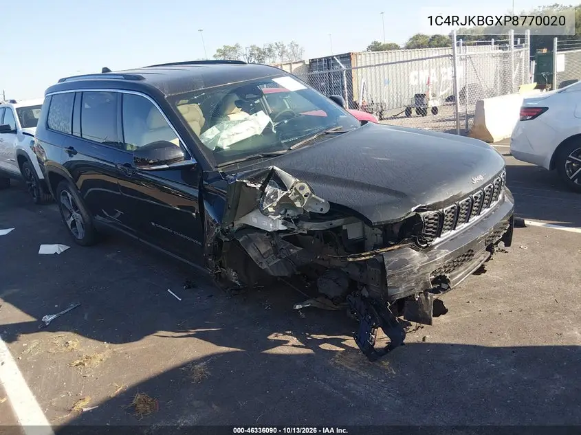 1C4RJKBGXP8770020 Jeep Grand Cherokee 2023 — повреждение Передняя часть, фото до ремонта