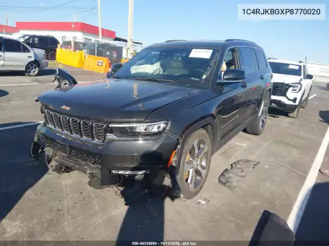 1C4RJKBGXP8770020 — 2023 Jeep Grand Cherokee, фото 2 с аукциона IAAI, Передняя часть