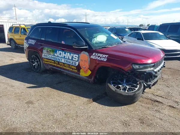 1C4RJHEG8S8724550 — 2025 Jeep Grand Cherokee, Передняя часть (Front End), фото до ремонта